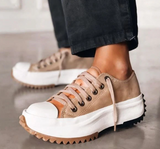 Jenna orthopädische plateauschuhe – Bruin