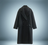 Exklusive trenchcoat-jacke – Schwarz