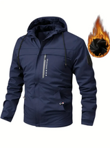 Luis – lässige winterjacke für Herren für outdoor-aktivitäten – Blau
