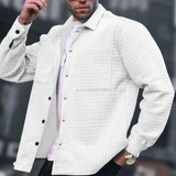 Joel - äußerst bequeme wattierte jacke für herren – Weiß