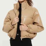 Zinnia - damenmantel - trendy und vielseitig – Khaki