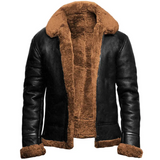 Hristo - zeitlose herren-winterjacke mit retro-eleganz – Braun