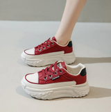 Ladena - modische orthopädische Schuhe für damen – Rot