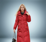 Eleganter parka – Rot