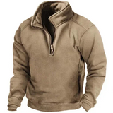 Kasper - winddichter winterpullover – Braun