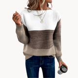Rutte - retro-inspirierter komfortpullover für damen – Khaki