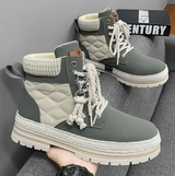 Warme und gemütliche stiefeletten für damen – Grau