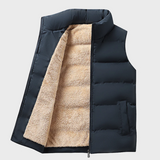 Dominic - trendy lichtgewicht vest – Marineblau