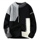 Lotte – stylischer strickpullover – Schwarz