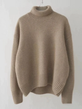Ridan - basic-rollkragenpullover – Braun