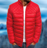 Bequeme und winddichte outdoor-jacke für männer – Rot