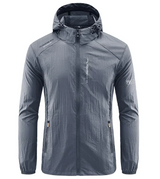 Joost | bequeme wind- und wasserdichte herrenjacke – Dunkelgrau