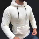 Jason - modischer und bequemer warmer kapuzenpullover für männer – Weiß