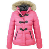 Marinda – retro-steppjacke für damen – Rosa