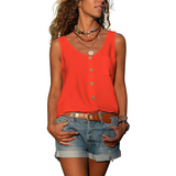 Nyla - Damen-Tanktop im trendigen Design – Rot