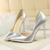 Orthopädische Pumps Eleganz und Komfort – Silber