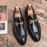 Stellan - Premium-Loafer mit Schnalle – Schwarz