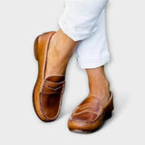 Mirella – Zeitlose Damen-Loafers mit Stilgefühl – Braun