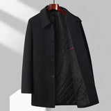 Edwin -| Herren Warme mantel – Schwarz