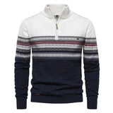 Herrenpullover mit Rundhalsausschnitt - PHILIP – Weiß