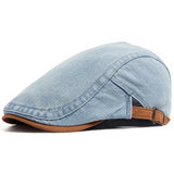 Otto | Premium Denim Flat Cap für Herren (1+1 GRATIS) – Hellblau