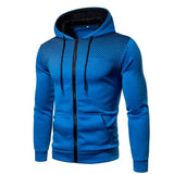 Galeron - Funktions-Hoodie mit Reißverschluss – Blau