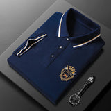 Mariusz – Atmungsaktives Kurzarm Polo Hemd – Marineblau