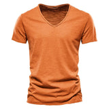 Butautas - Baumwoll Sommer T-Hemd | 1+1 Gratis – Orange