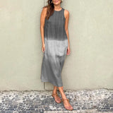 Lyraia – Stilvolles, leuchtendes Ombré-Kleid – Grau