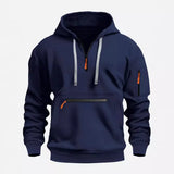 Lars - Hoodie mit Reißverschluss (1 Kaufen, 1 GRATIS dazu) – Dunkelblau