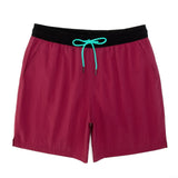 Isaac | Herren Schwimmshorts – Purpurrot