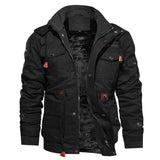 Mit fleece gefütterte winterjacke – corbin – Schwarz