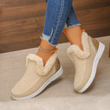 WinterEase™ Sneakers mit Handgefertigter Verarbeitung und Weichem Plüschfutter / Premium-Komfort mit Modernem Design! – Apricot