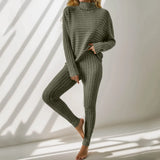 Damen Bequemes Set – Armeegrün