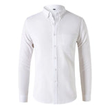 Gherasim – Elegantes Oxford-Hemd – Weiß