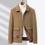 Corlan - Elegante Herbstjacke für Herren – Braun