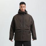 Unisex-Skijacke für Wintersport | funktionale Ausführung – Hellbraun