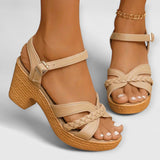 Lumina | Komfortable Mode-Sandalen – Camel