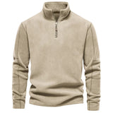 ROMAN - Warmer Herren Langarm-Pullover – Beige