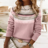 Nele | Kuscheliger Damenpullover mit feinem Strick – Rosa