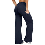 Damen Hose Yoga | weites Bein und lockere Schnittführung – Marineblau