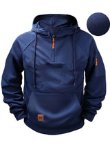 Hoodie Herren Warm Mit Kapuze | Casual & Funktional – Marineblau