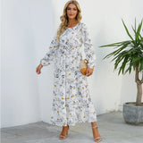 Sara | Bohemian Maxi Dress – Weiß