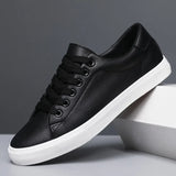 Klassische Lederschuhe – Schwarz