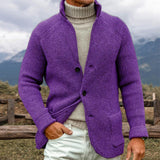 Mark | STRICKJACKE AUS GROBER STRICKOPTIK – Lila
