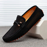 Giovanni | Atmungsaktive Lederschuhe – Schwarz