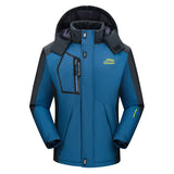 Herren-Skijacke mit Kapuze | Winter-Oberbekleidung – Blau