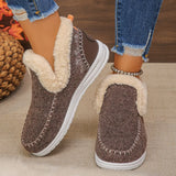 WinterEase™ Sneakers mit Handgefertigter Verarbeitung und Weichem Plüschfutter / Premium-Komfort mit Modernem Design! – Kaffeebraun