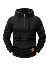 Mason – Sportive Zip-Hoodie – Schwarz