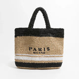 Strand-Tote-Bag – Schwarz